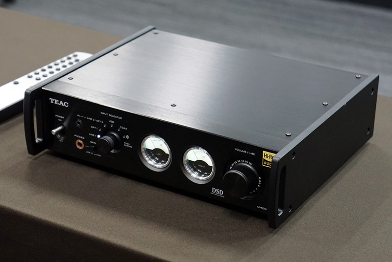 ポタフェス＞ティアック、DAC内蔵プリメイン「AI-503」'17年2～3月に