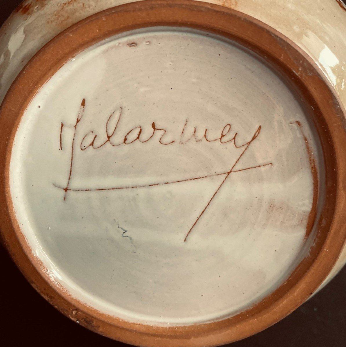 Proantic: Grand vase Jean-Claude Malarmey Vallauris Années 50