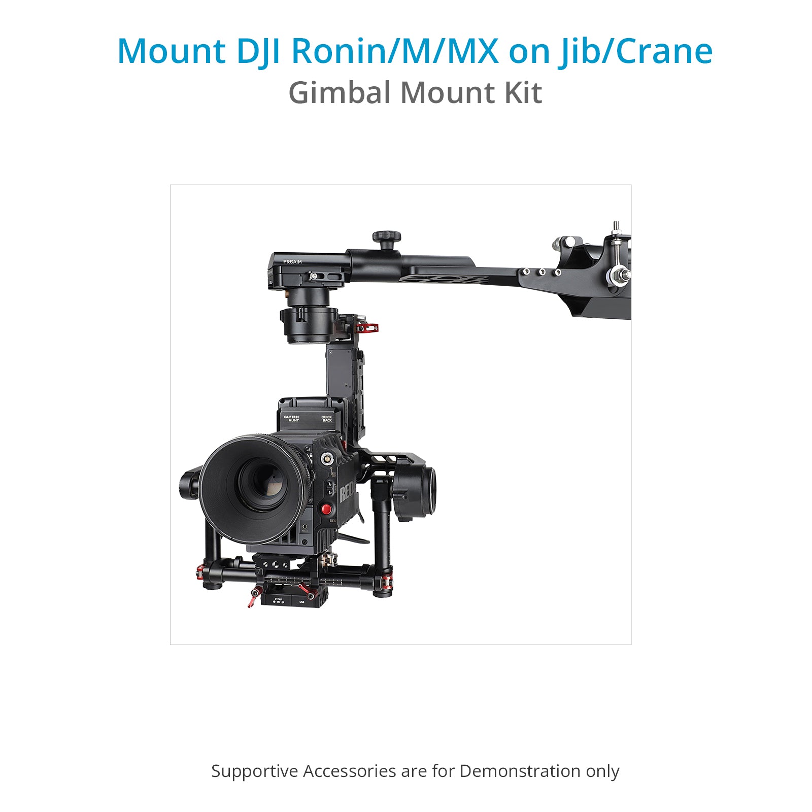Jib/Crane Camera Gimbal Mount Kit for DJI | Proaim