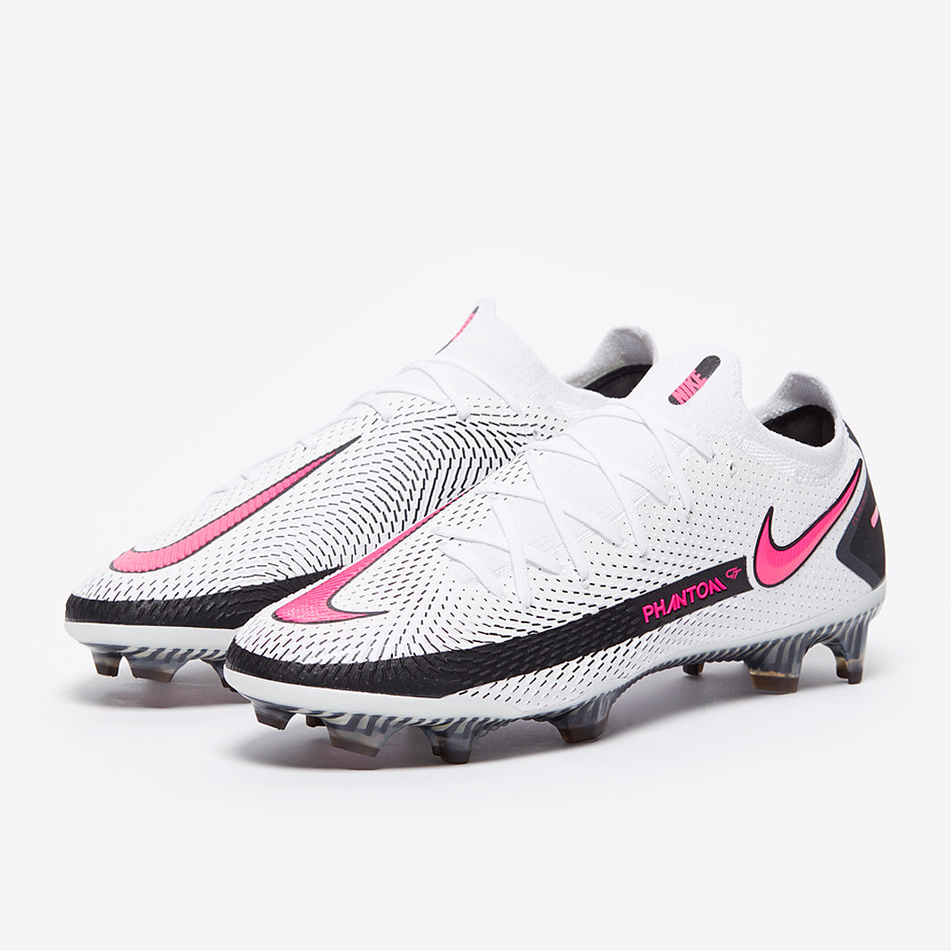 Nike Phantom GT Elite FG - White/Pink Blast/Black - Mens cleats