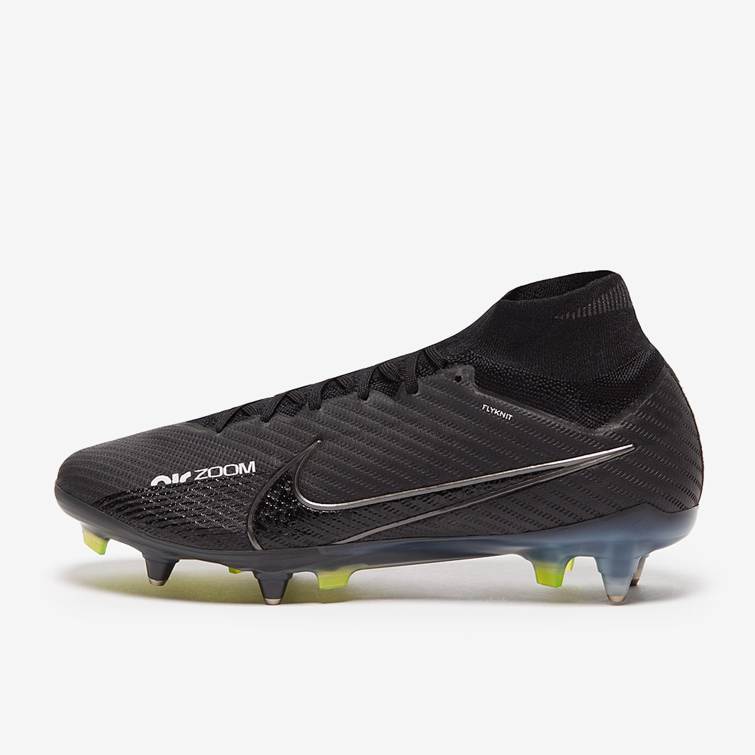 Nike Air Zoom Mercurial Superfly IX Elite SG Pro Anti Clog - Black
