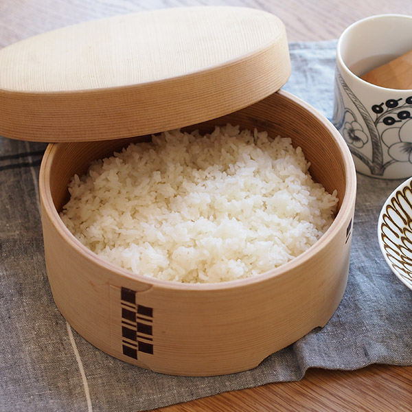 栗久 おひつ 3合 浅型 脚付き | 食器と料理道具の専門店「プロキッチン」