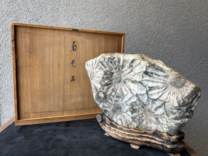 置物『菊花石』 買取価格相場｜骨董品買取 緑和堂