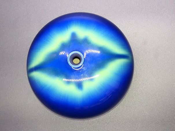 三代 徳田 八十吉 作『耀彩 壷』 ｜骨董品買取 緑和堂