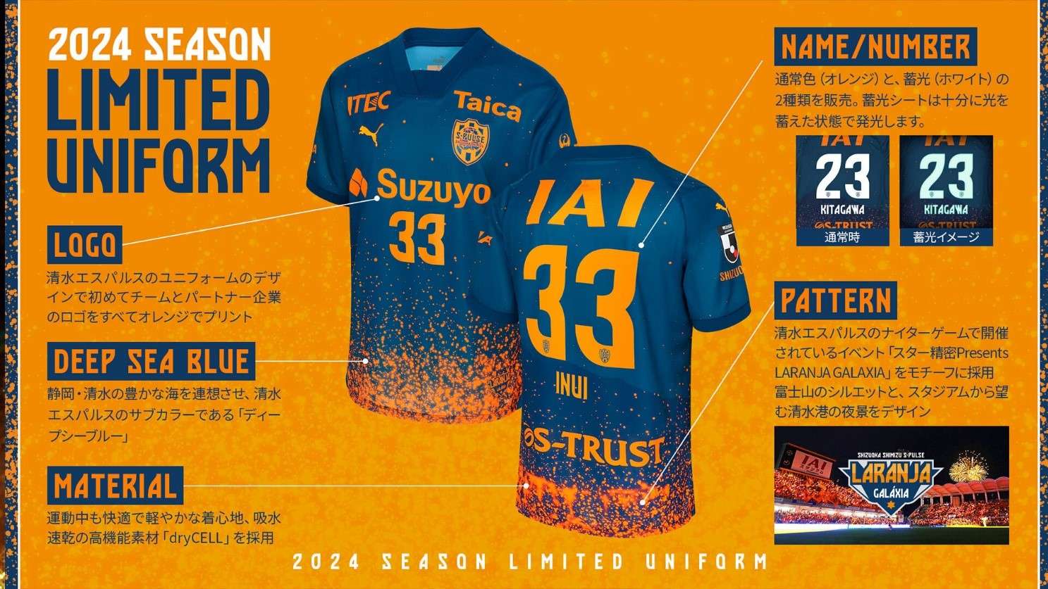 2024LIMITED UNIFORMデザインおよび販売詳細のお知らせ | 清水