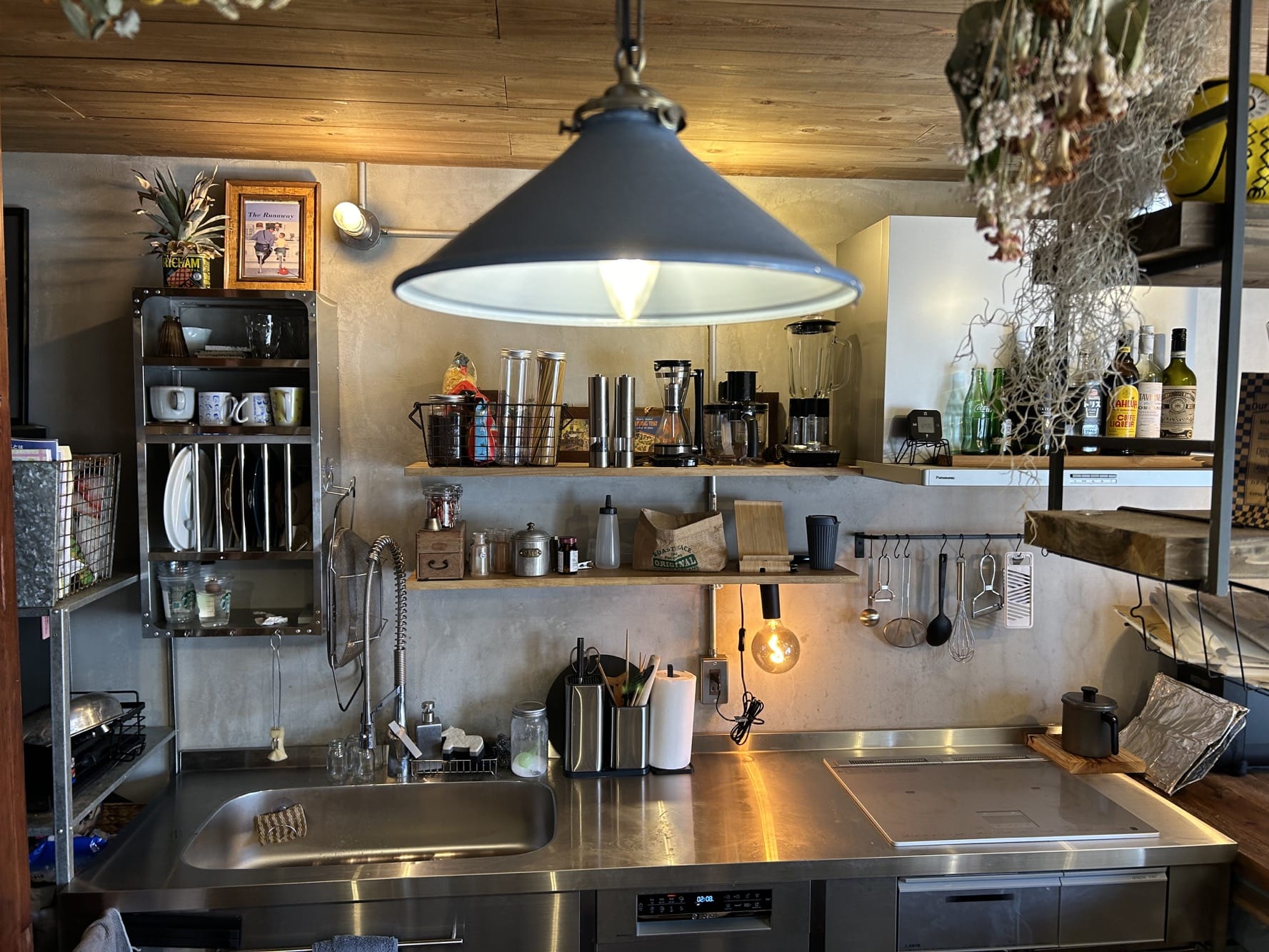 ステンレスフレームキッチン W2700×D650 | KB-KC005-05-G078