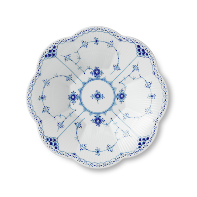 ブルーフルーテッド ハーフレース ペタルボウル 25.5cm|ロイヤル