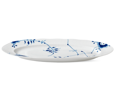 ブルーフルーテッド メガ フィッシュ ディッシュ 60cm|ロイヤル