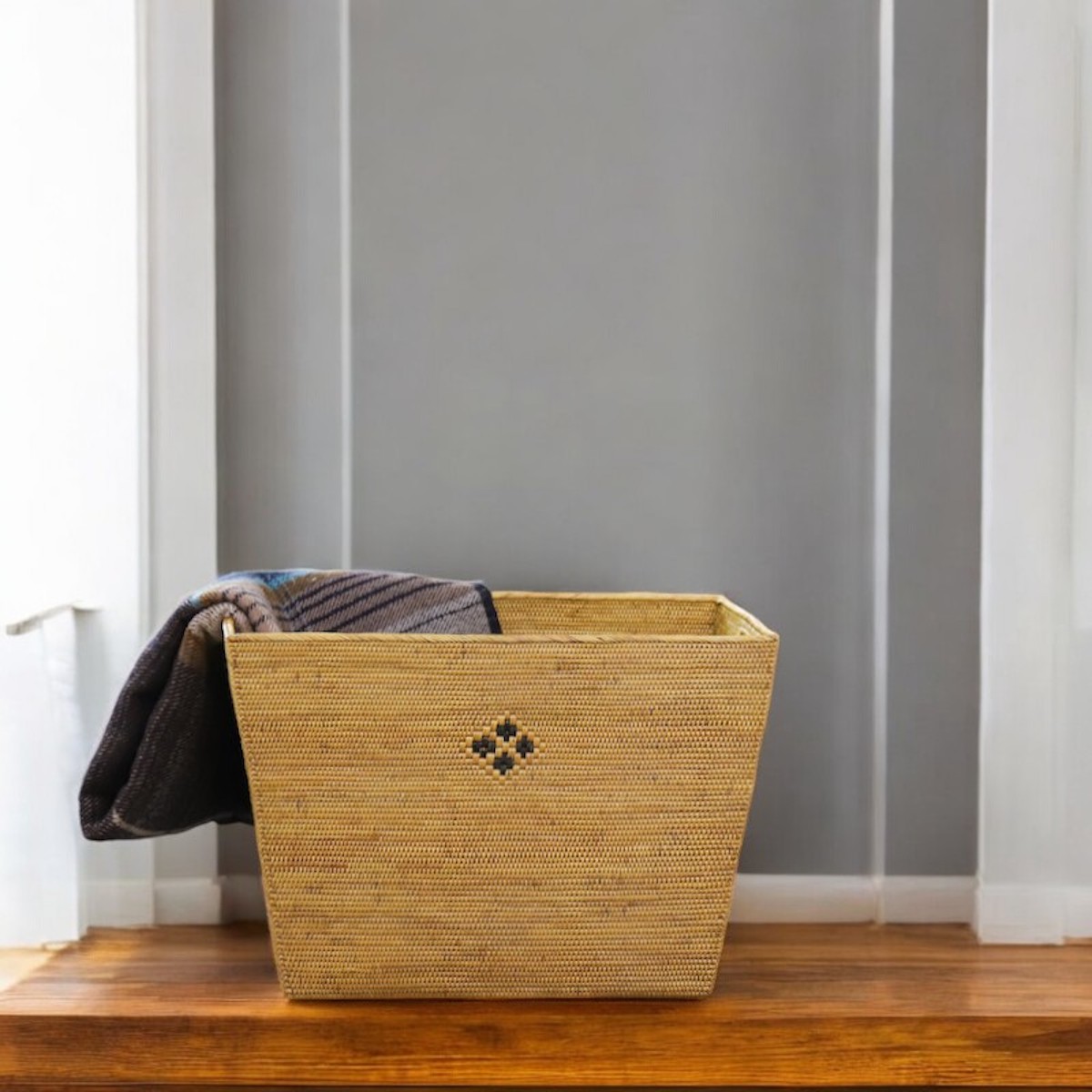 新聞ストッカー (BOX385) Rosily(ロージリー) バリ島 アタかご雑貨