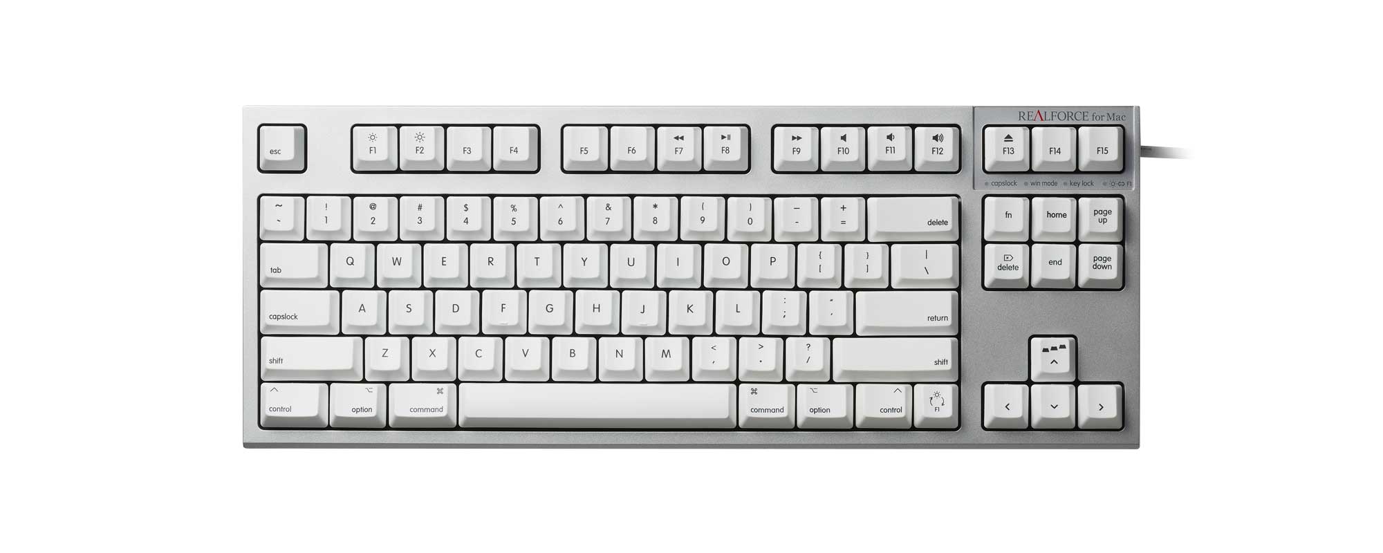 製品 : REALFORCE TKL SA for Mac / R2TLSA-US3M-WH | REALFORCE