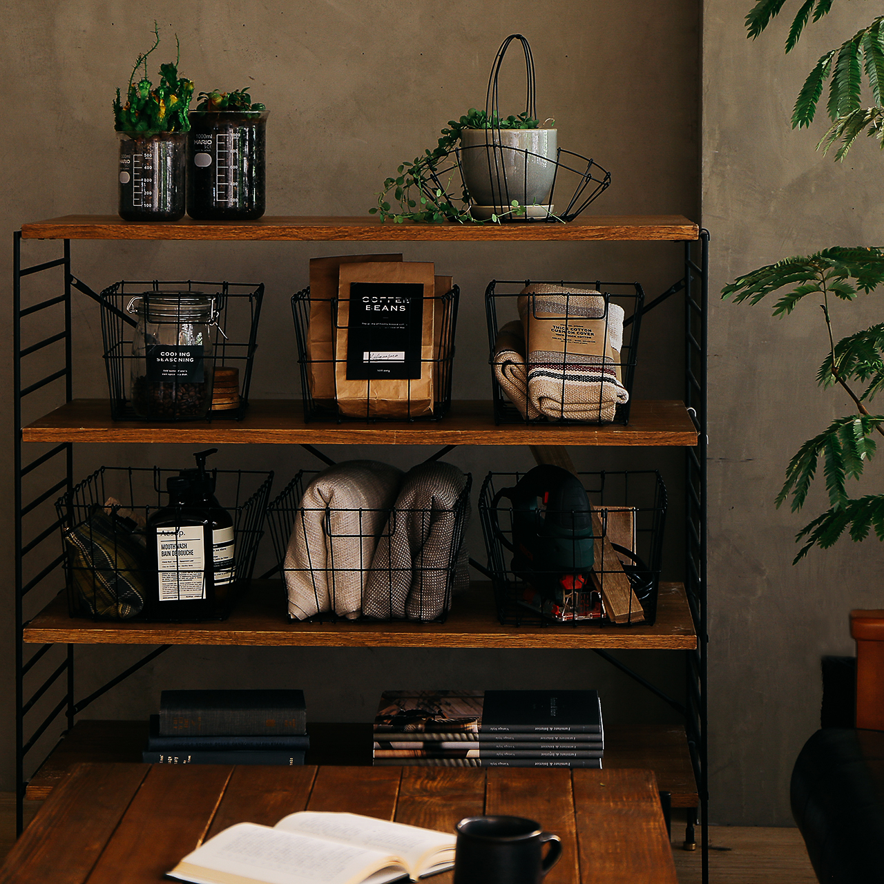 R.U.S 基本セット通常- 高さ91cm×幅92cm（シェルフボード88） ｜家具