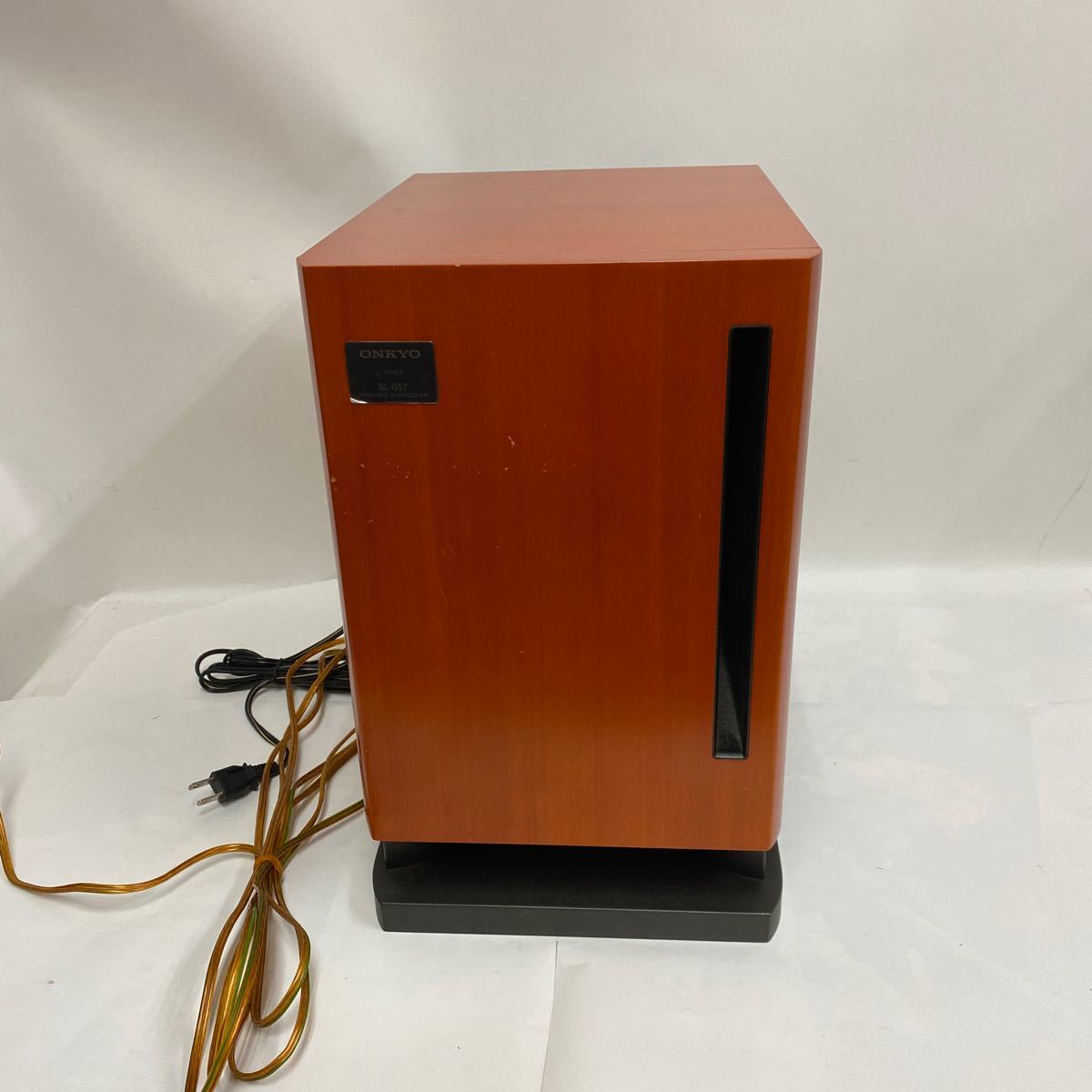 ONKYO オンキョー SL-057 サブウーファー アンプ内蔵 - リサイクル