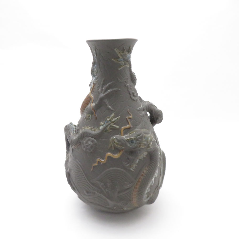 リヤドロ ドラゴンレザーコレクション チャイニーズドラゴン 花瓶 花生