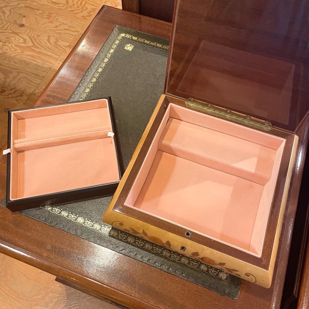 リュージュ / REUGE オルゴール ジュエリーケース 象嵌細工 エリーゼの