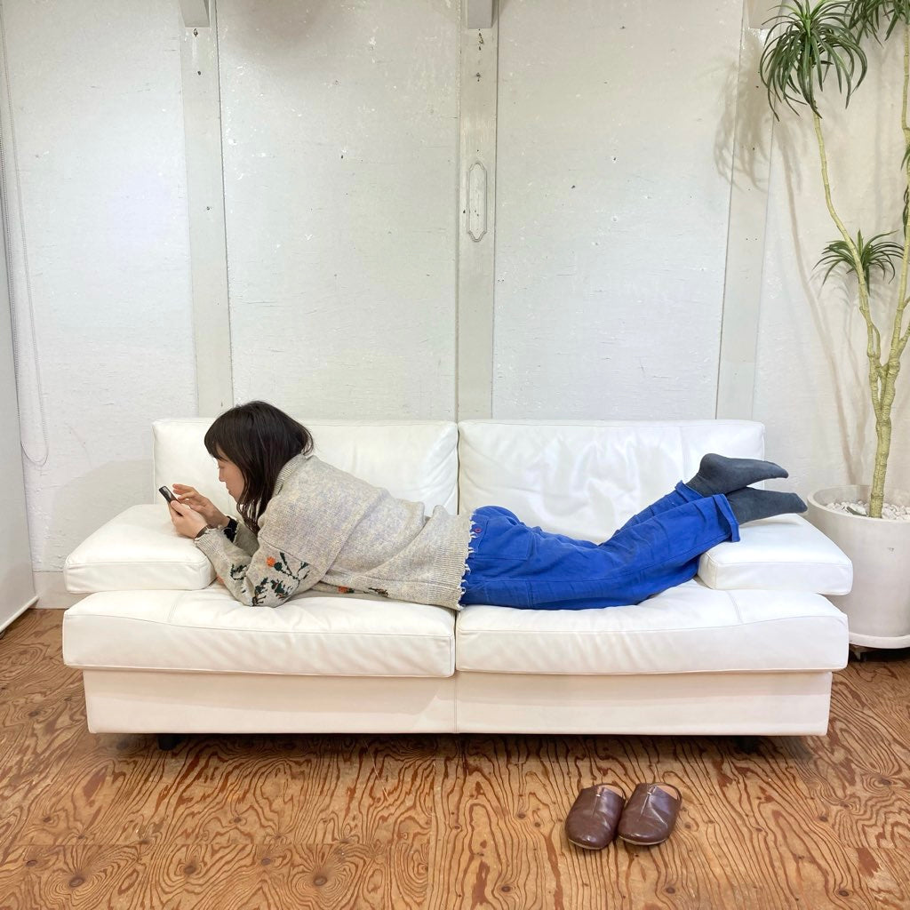 ポルトローナ・フラウ Poltrona Frau ESKILO ソファ 2人掛け ワイド 本