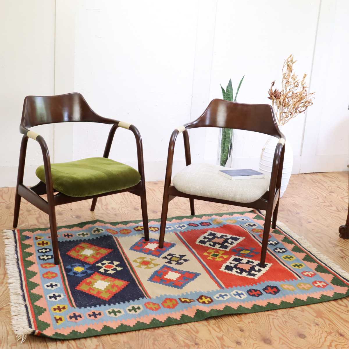 飛騨産業 アイガー / EIGER チェア アームチェア グリーン【1