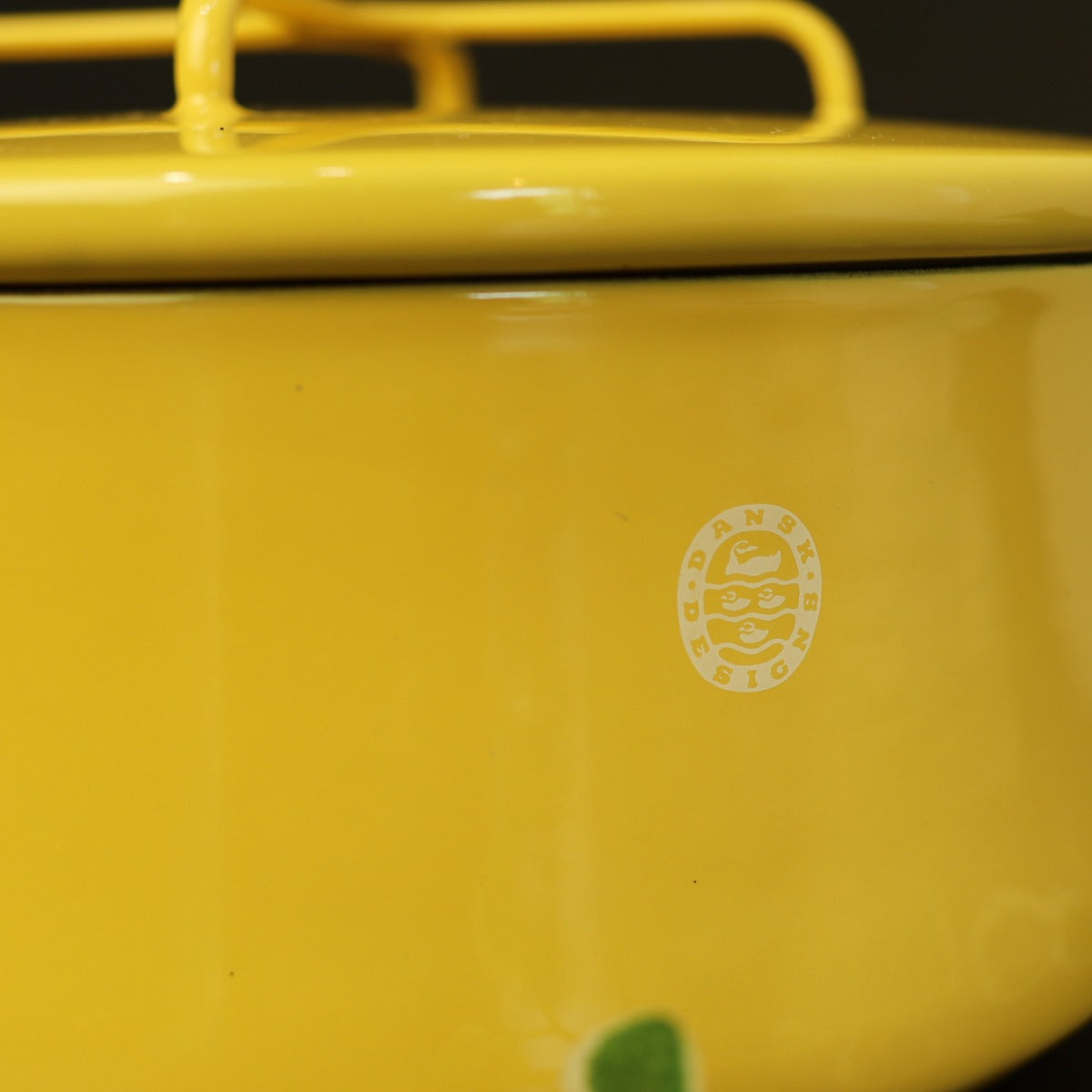 ダンスク / Dansk コベンスタイル 両手鍋 イエロー ホーロー鍋 中古