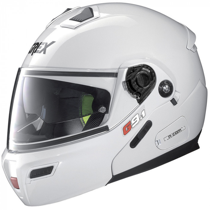 Grex G9.1 Evolve Kinetic White Flip Front Motorcycle Helmets