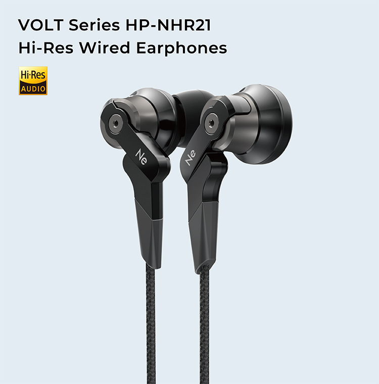 HP-NHR21 VOLTシリーズ ハイレゾ対応イヤホン 重低音モデル HP-NHR21K