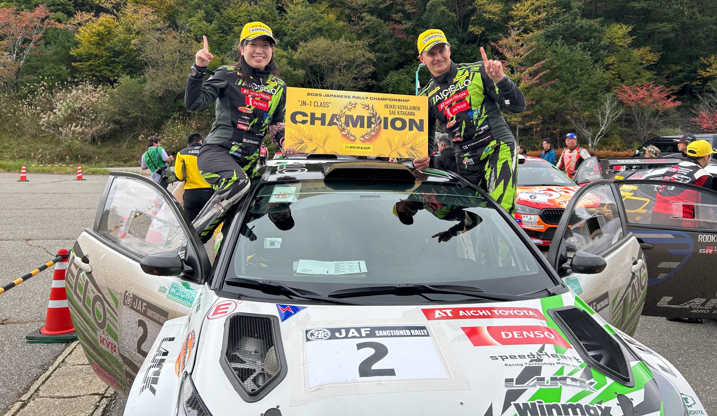 全日本ラリー高山：シーズン2勝目を決めたコバライネンが2年ぶりのJN-1