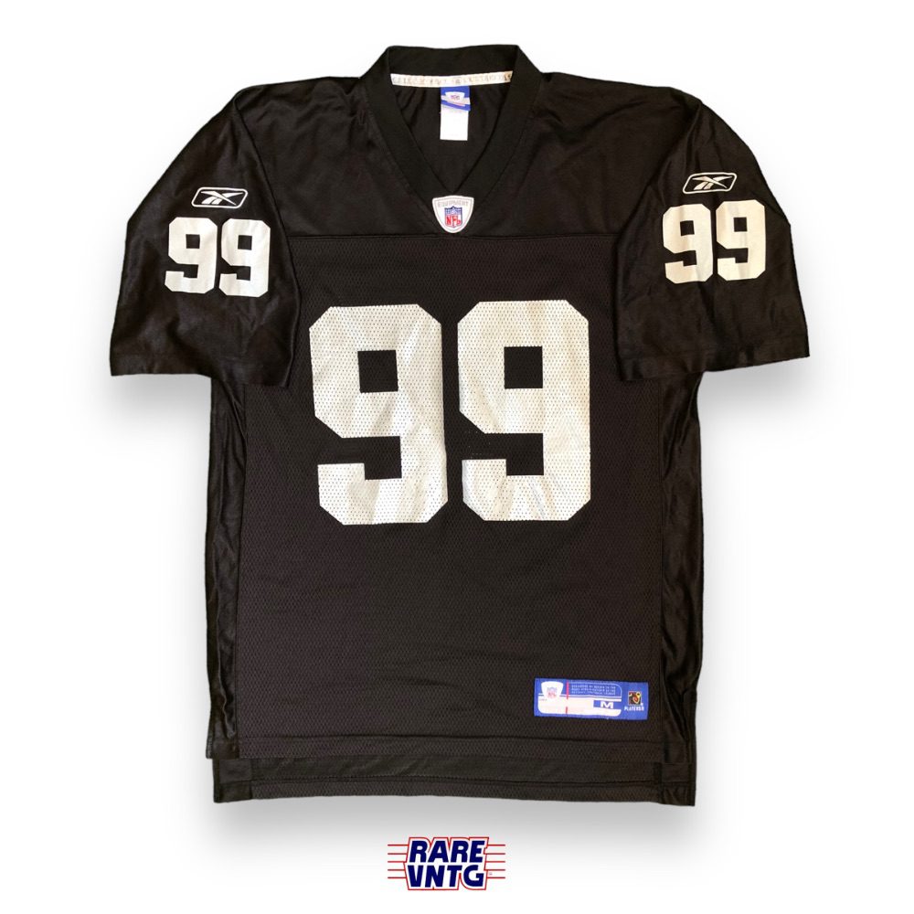 00's Warren Sapp Oakland Raiders Reebok NFL Jersey Size Medium