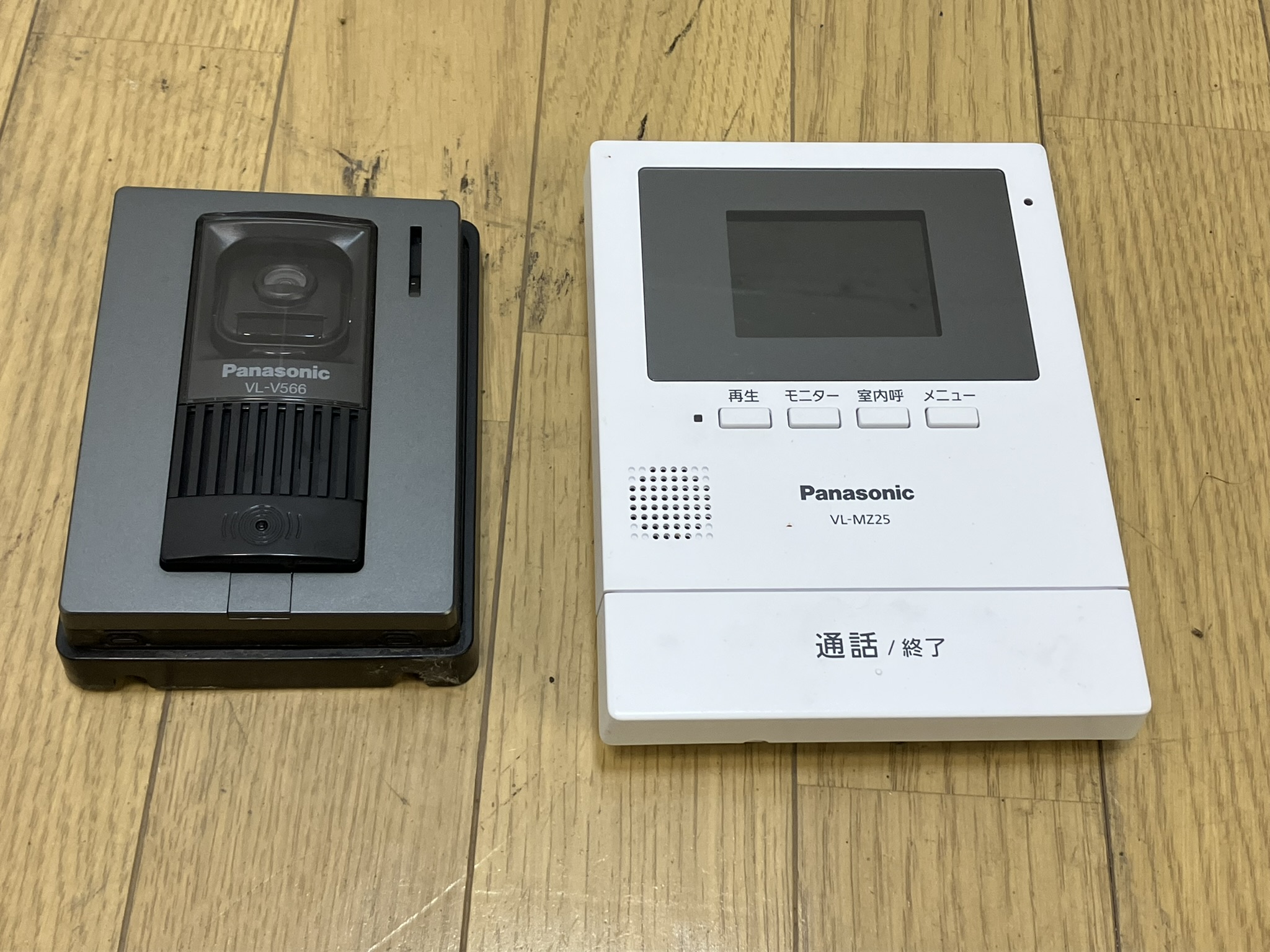 Panasonic パナソニック ドアホン VL-V566S VL-MZ25K カラーカメラ
