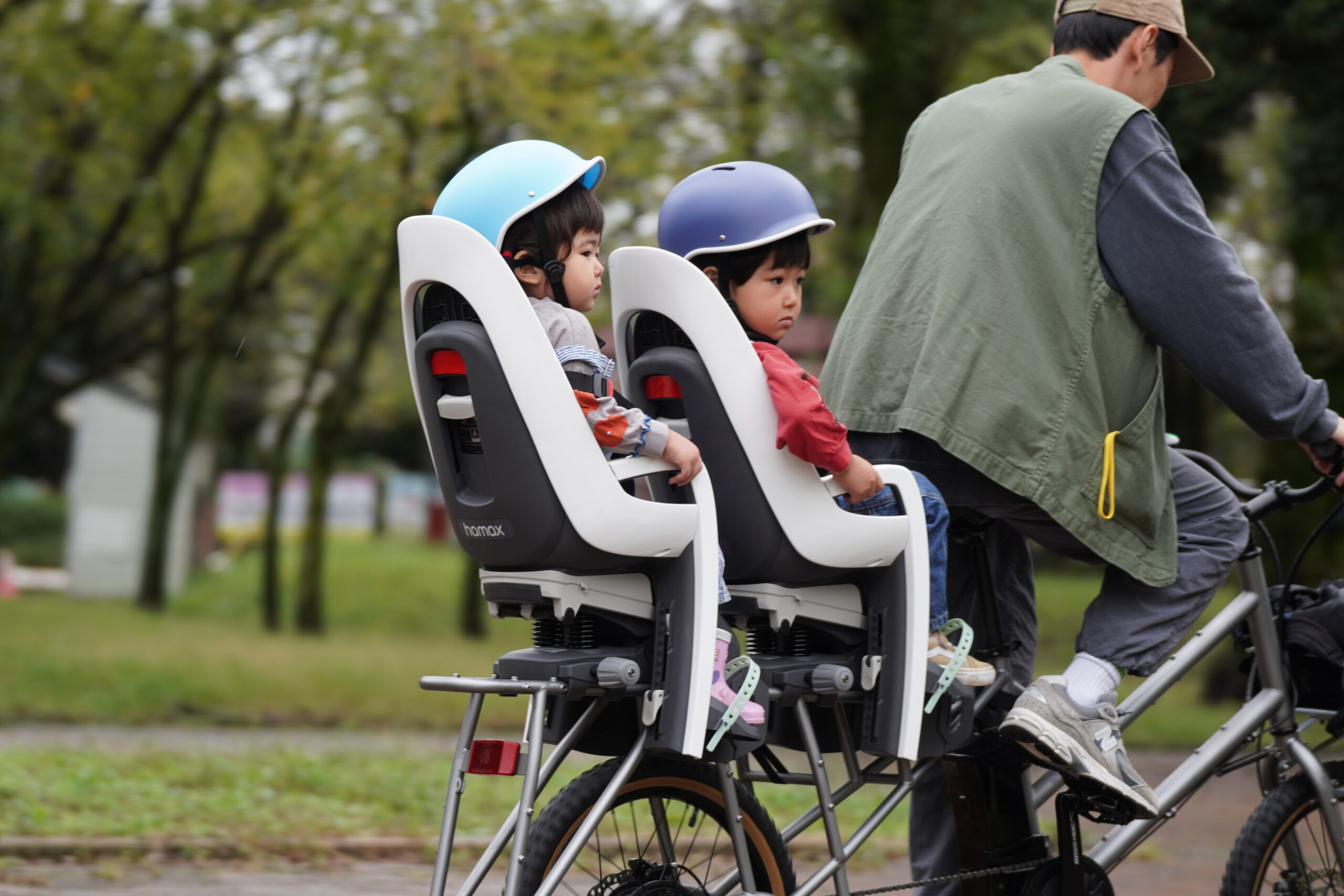 RITEWAY GLACIER E-CARGOで双子や年子のお子さんと安全に楽しく