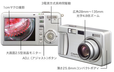 Caplio R2S / デジタルカメラ | RICOH IMAGING
