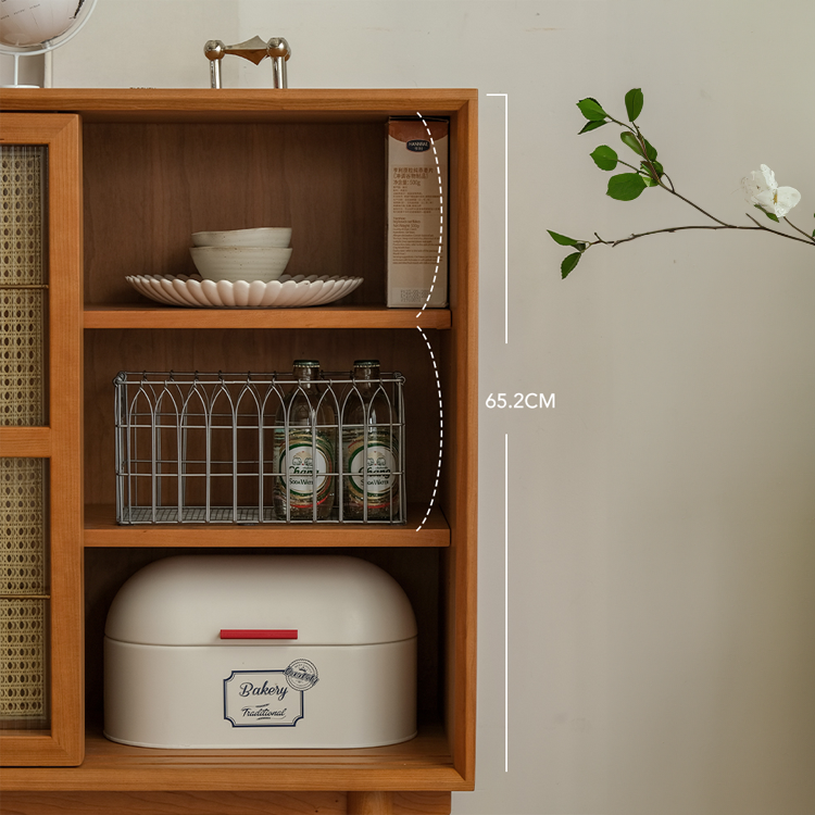 キャビネット ラタン収納棚 チェスト おしゃれ