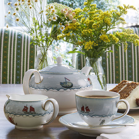 セイラーズ フェアウェル by Kit Kemp カップ&ソーサー(リー)|WEDGWOOD