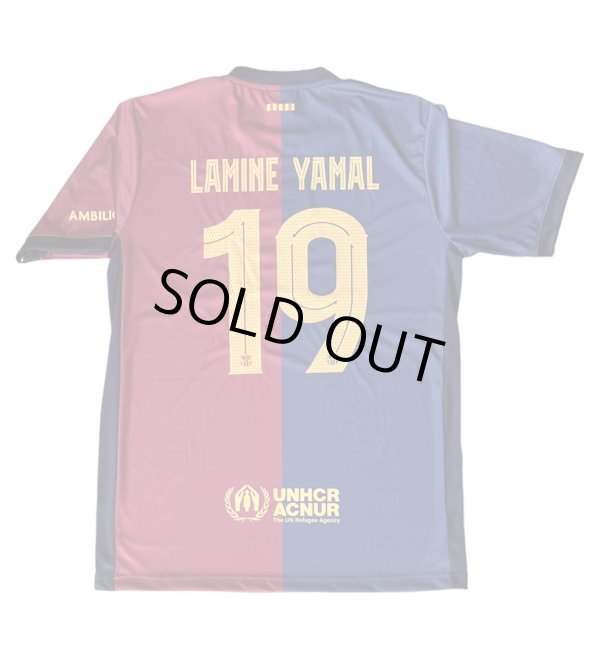 ヤマル背番号19 バルセロナ ホーム 24/25 レプリカユニフォーム【即納