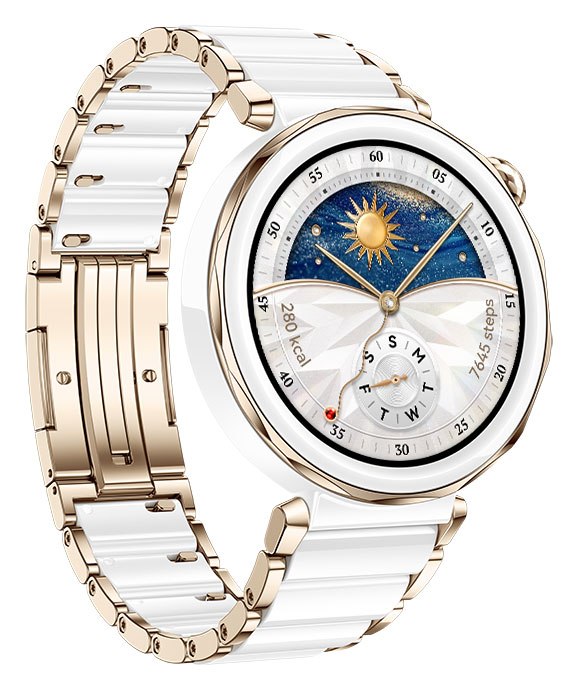 Huawei Watch GT5 42mm White Ceramic - watchesonline.com