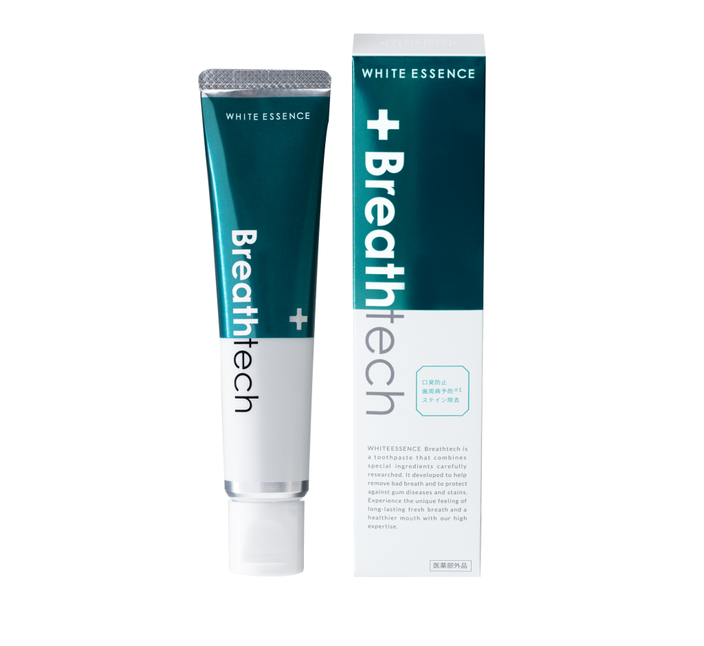 口臭を、磨いて落とす。」歯磨き粉「ブレステック」（医薬部外品）を新