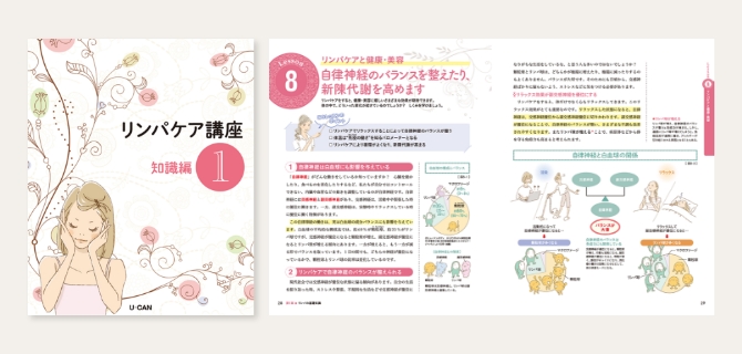 ユーキャンのリンパケア資格取得講座｜学習のステップ