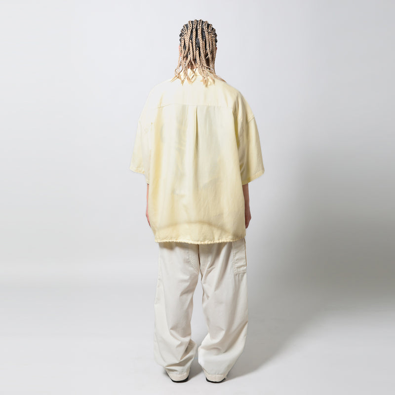 OPEN COLLAR CUPRA HEMP S/S SHIRT｜NANAMICA｜TOPS（トップス