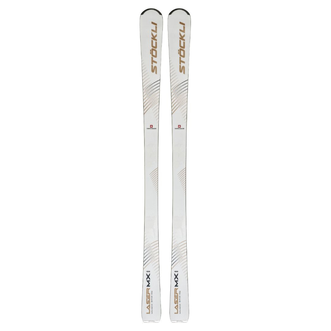 Stockli Laser MX 2025 Carving Ski with Plate and Bindings – Utah