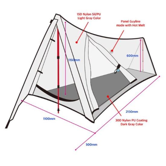 ZEROGRAM ZERO 1 Pathfinder Tent ゼログラム ゼロワン パス