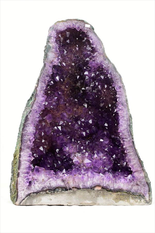 アメジストドーム 背面セメント加工無し｜原産地より直輸入｜紫水晶
