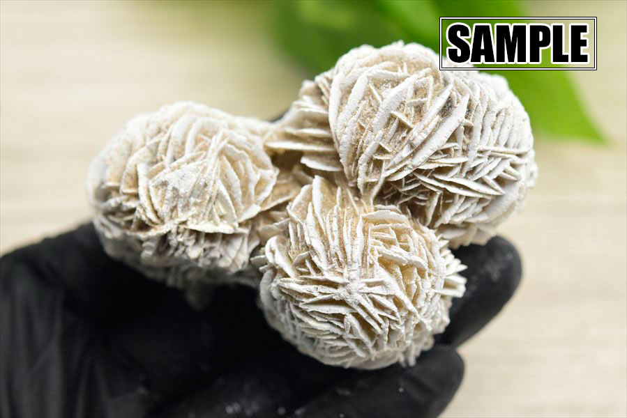 デザートローズ（砂漠の薔薇） クラスター原石｜小さめ｜セレナイト