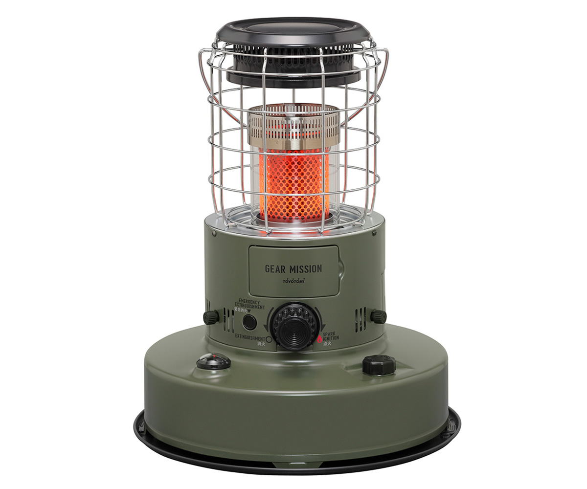 GEAR MISSIONに新モデルが登場！側面部まで暖かくなる赤熱燃焼方式の