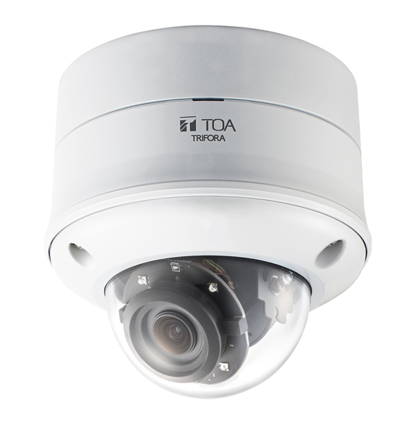 H.265方式採用、ネットワークカメラシステム 「TRIFORAシリーズ」の第2