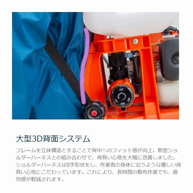 共立 やまびこ 最新型 エンジン背負動力噴霧機 SHRE20DX 高圧過流式