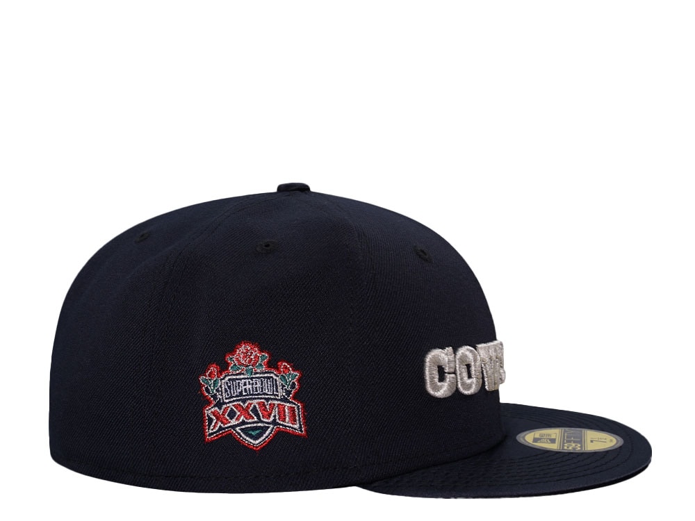New Era Dallas Cowboys Super Bowl XXVII Navy Satin Brim Edition