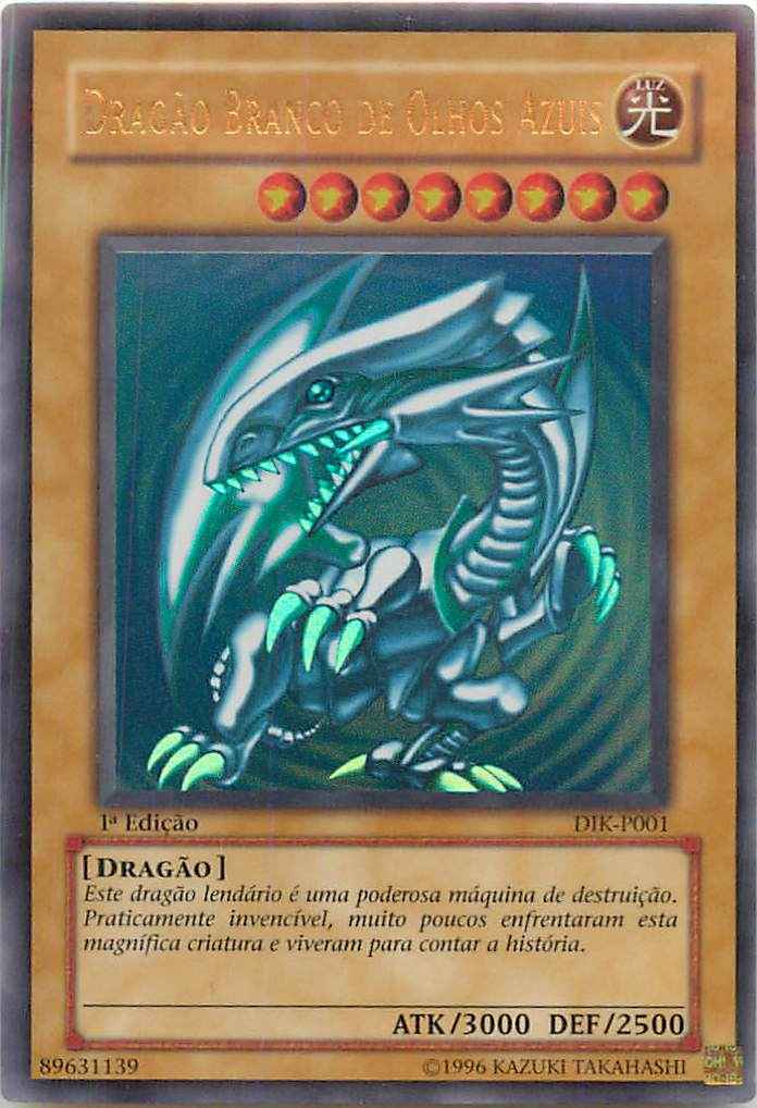 遊戯王】 青眼の白龍 ポルトガル語版 1st DIK-P001 Ultra ウルトラ