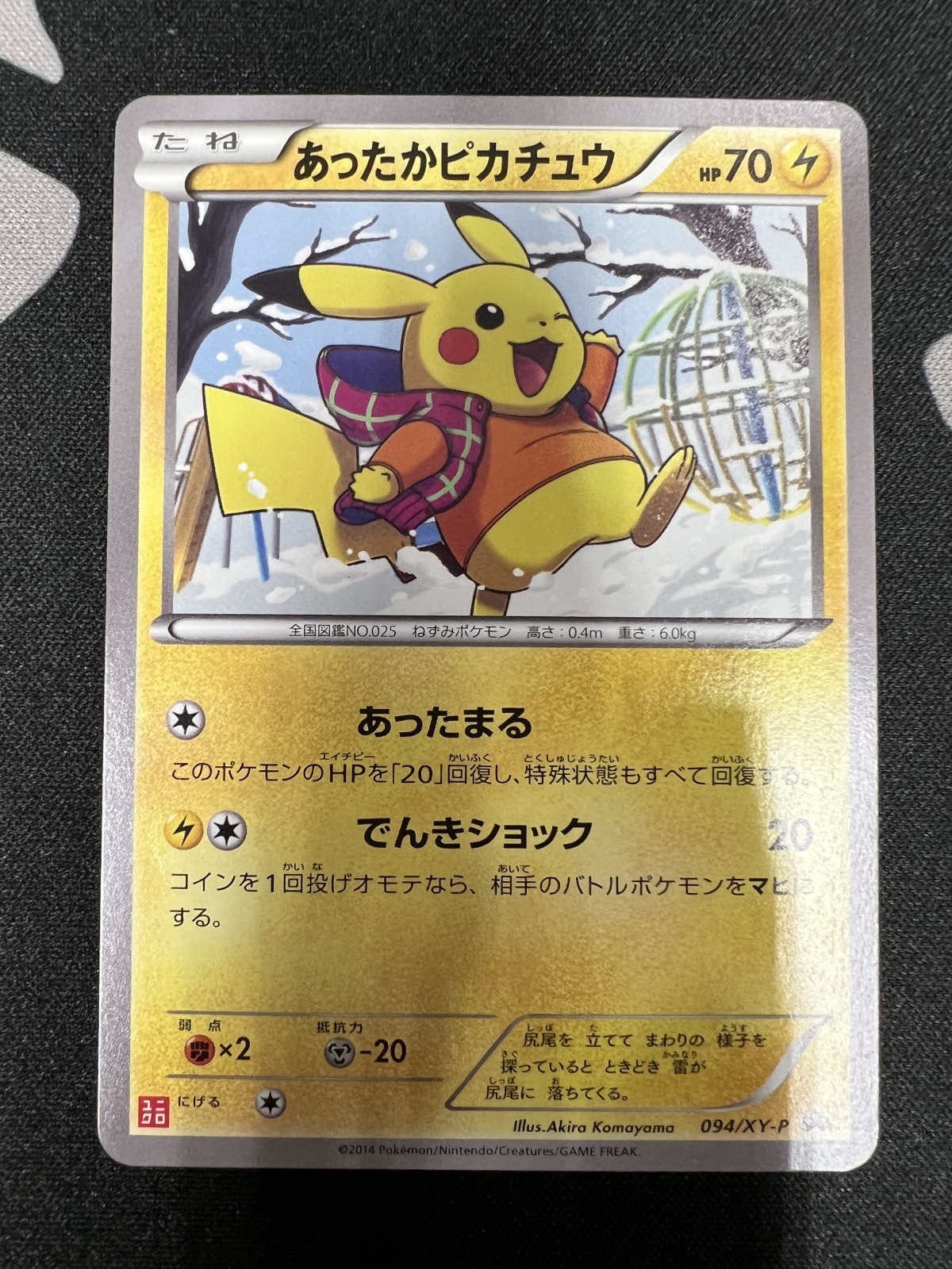 状態C】あったかピカチュウ(094/XY-P) - トレカ侍通販