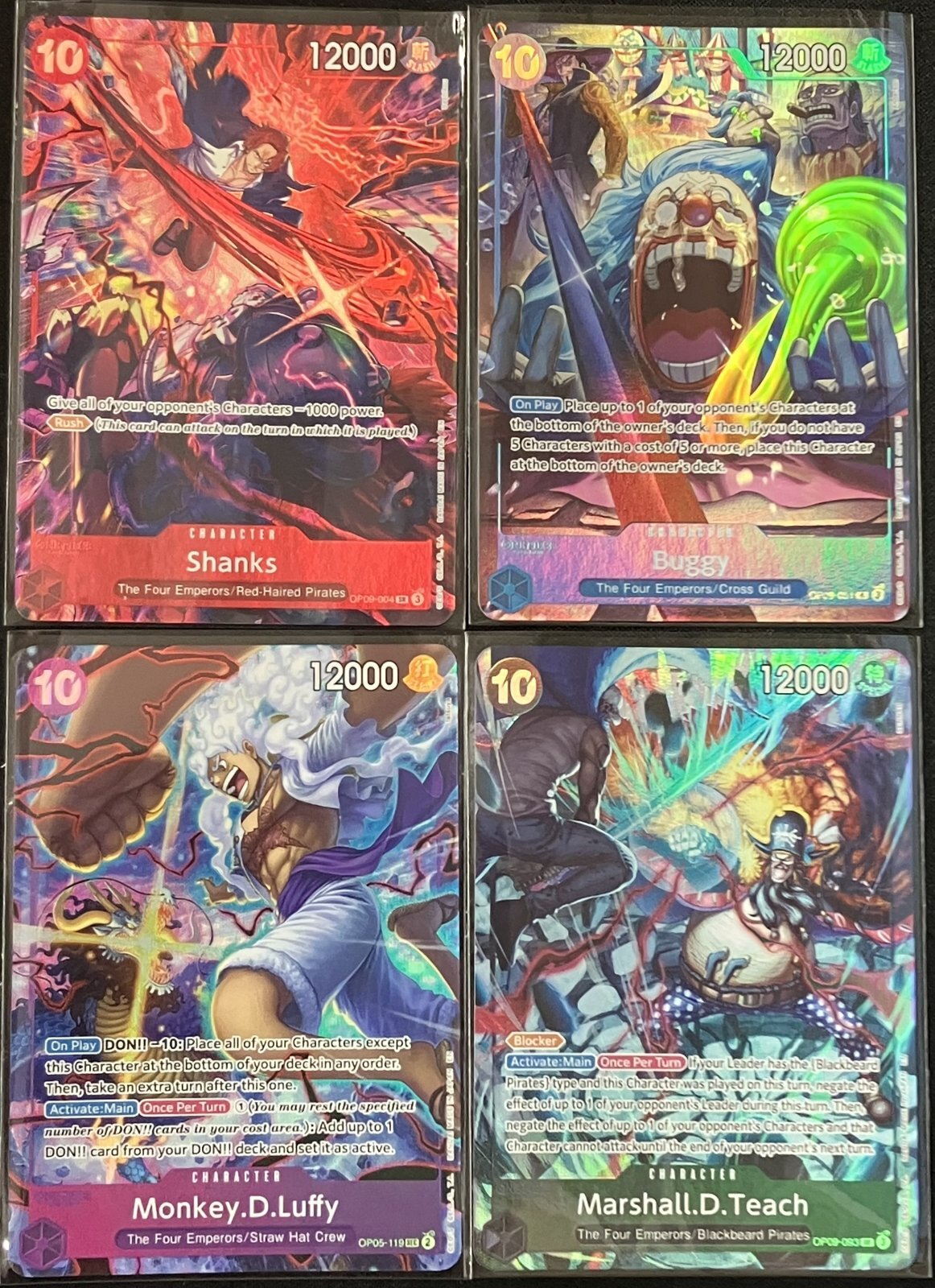 新四皇 4枚セット 【英語版】【英語版2nd Anniversary Set】 - カード