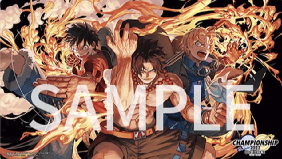 チャンピオンシップセット2023(エース・サボ・ルフィ) 【プレイマット