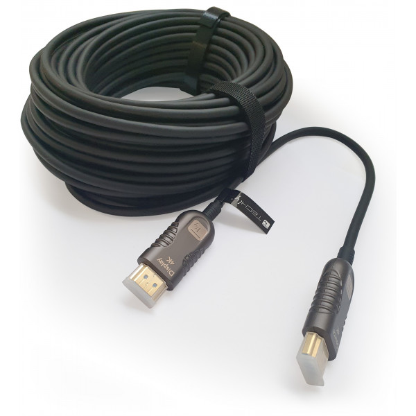 Active Optical Cable HDMI ™ 2.0 AOC 4K 18Gbps HDMI ™ A/A M/M 30m