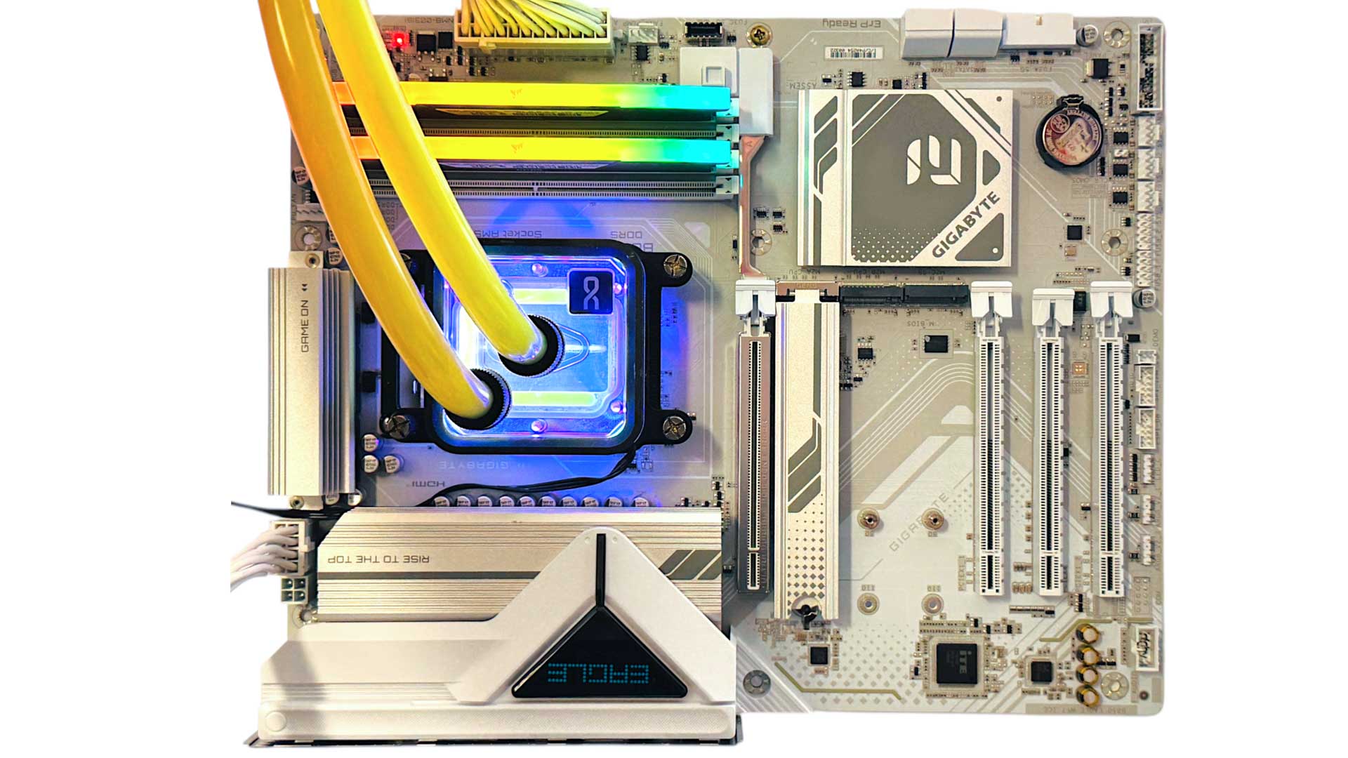 Gigabyte B850 Eagle WiFi7 Ice Review - Finished Looks & Test