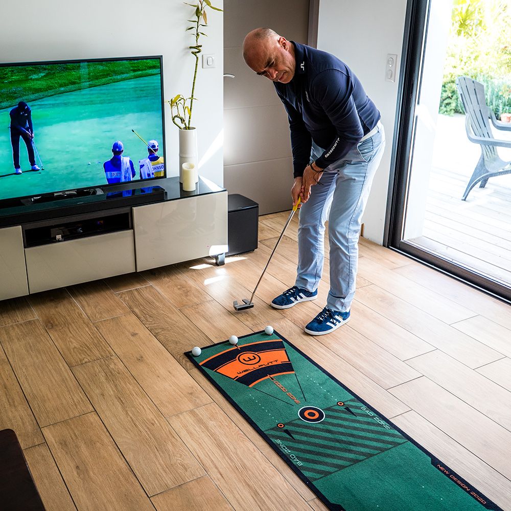 Wellputtマット4m ― タッチと方向性が同時に身につく革新的なゴルフの